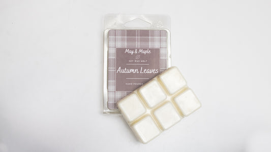 May Maple Autumn Leaves Clam Shell Soy Wax Melts