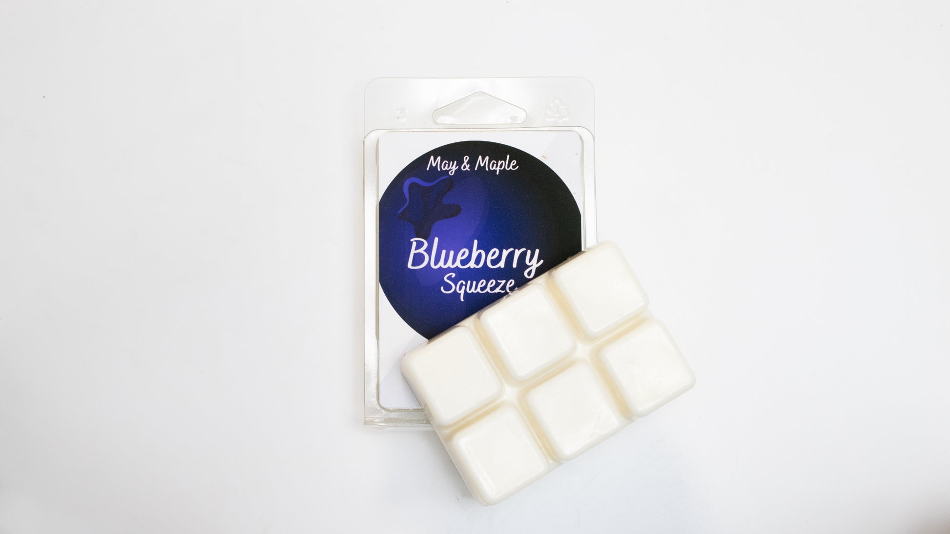 May Maple Blueberry Squeeze Clam Shell Soy Wax Melts