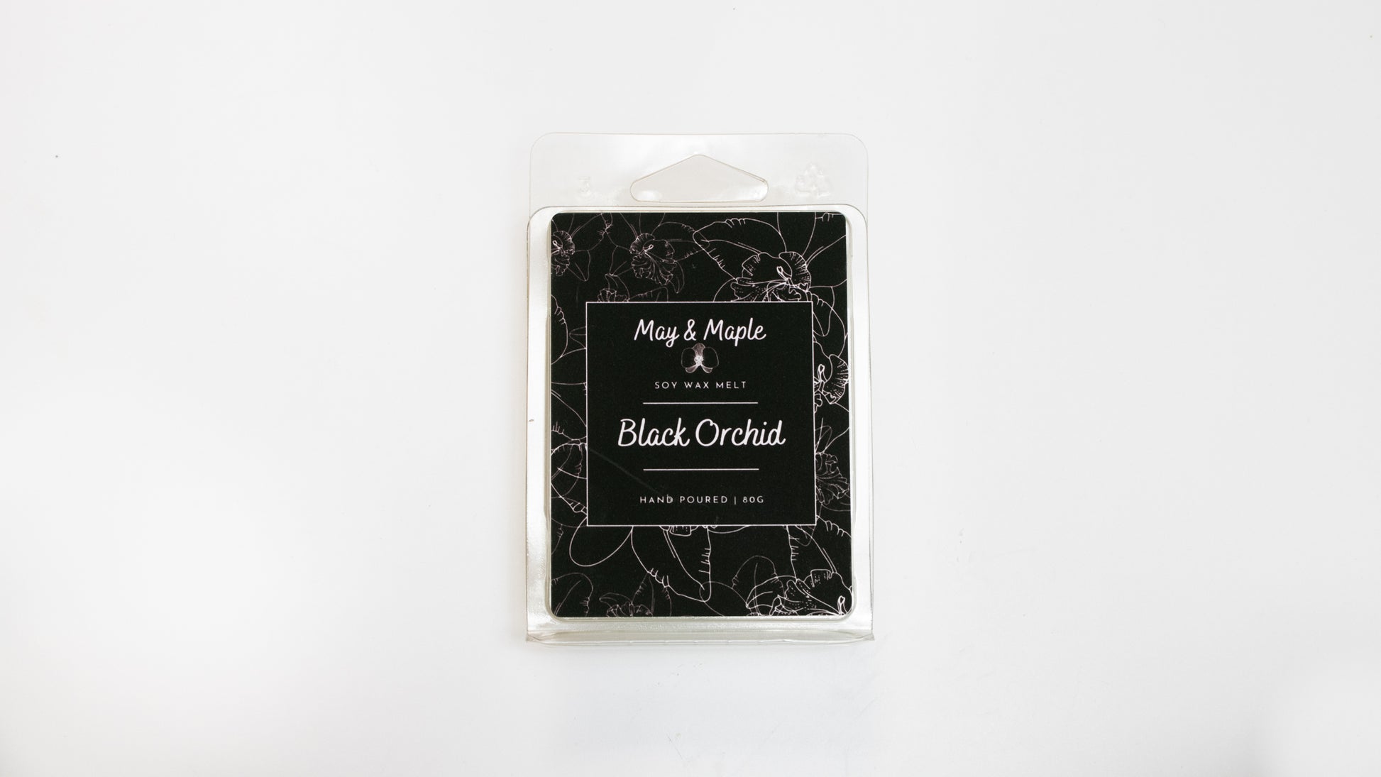 May Maple Black Orchid Clam Shell Soy Wax Melts