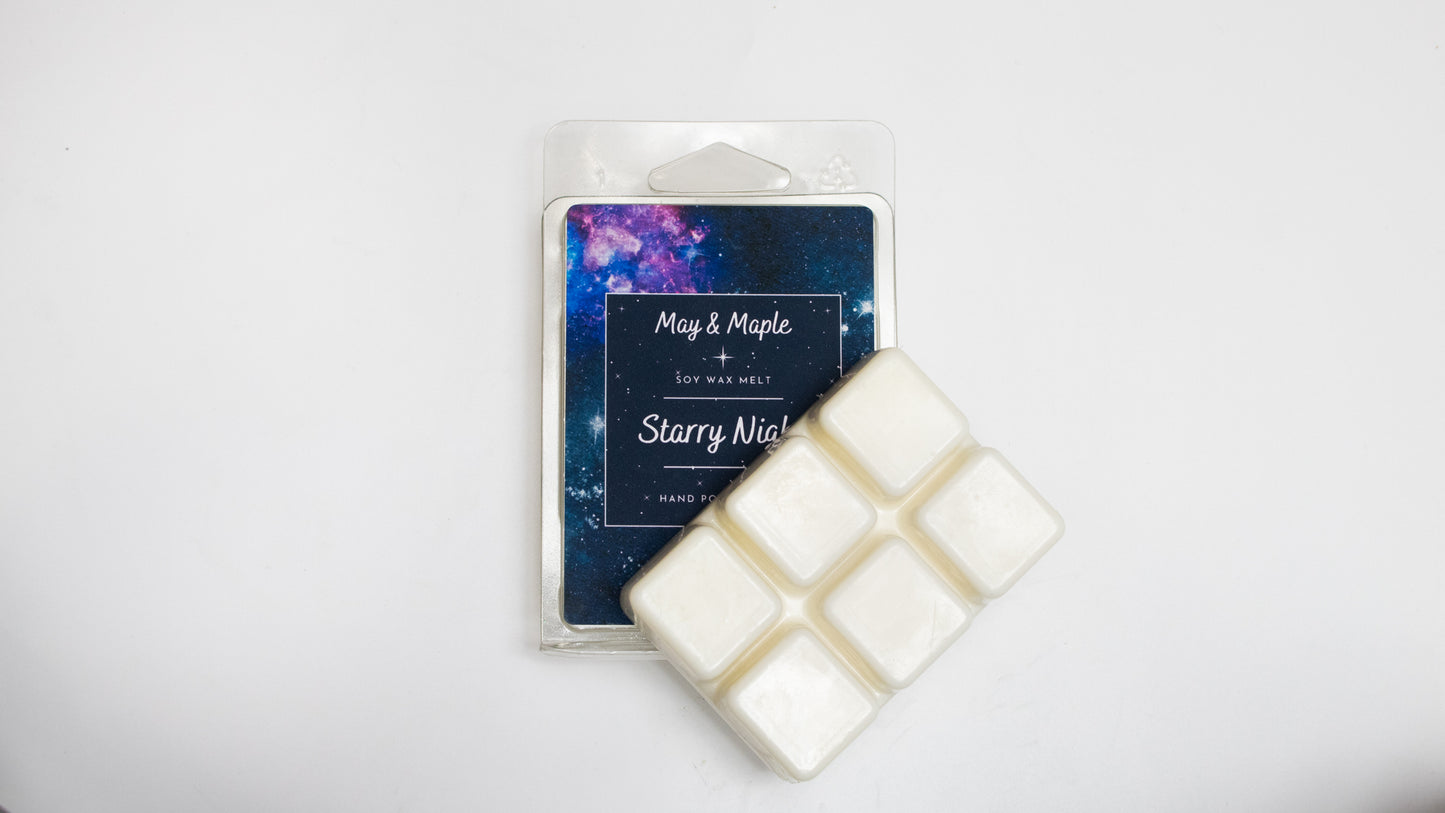 May Maple Starry Night Clam Shell Soy Wax Melts