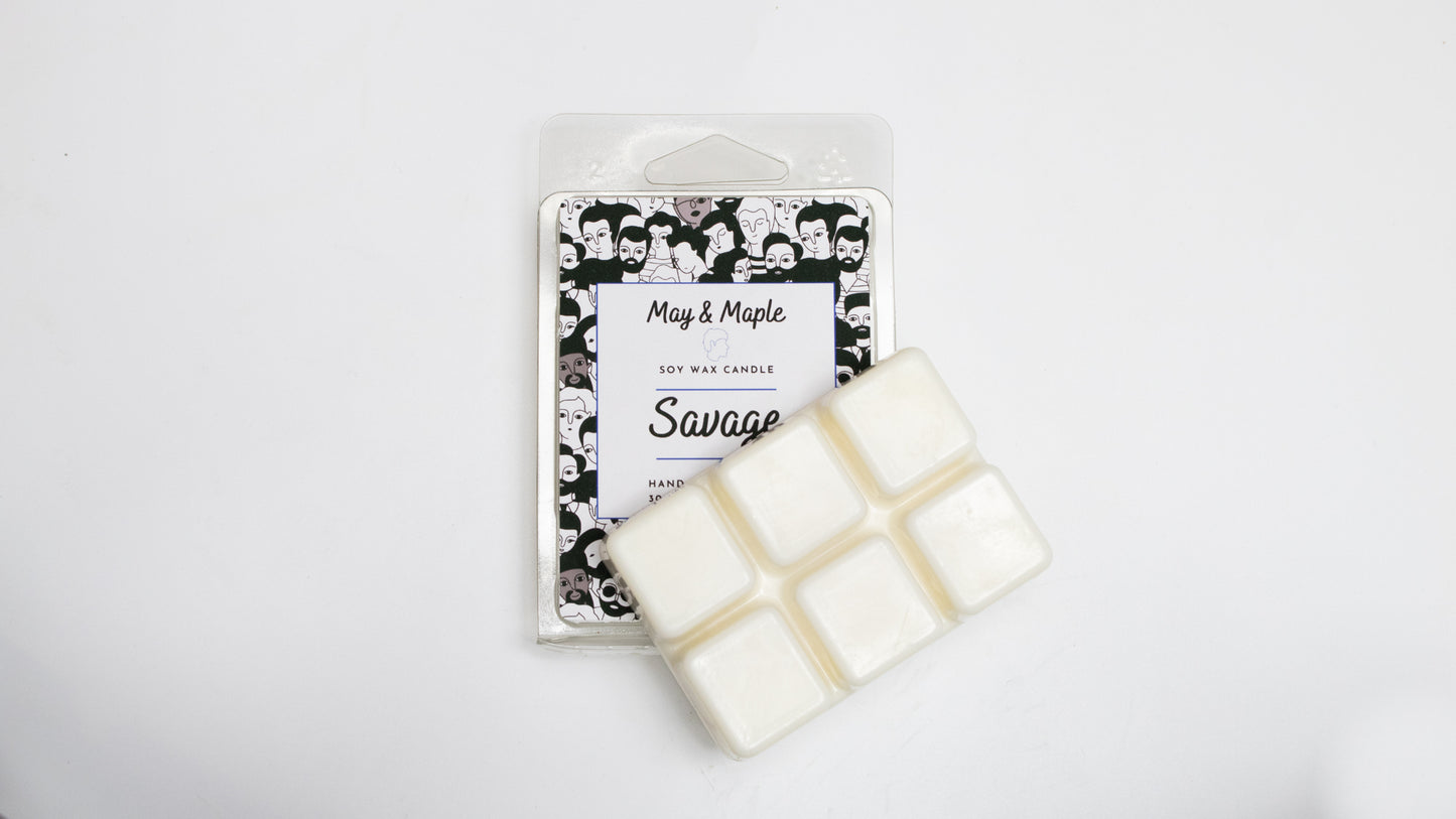 May Maple Savage Clam Shell Soy Wax Melts