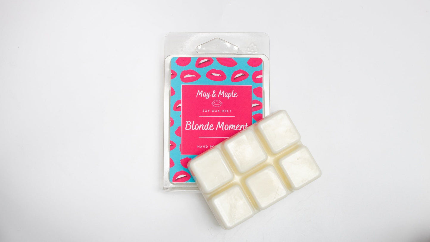 May Maple Blonde Moment Clam Shell Soy Wax Melts