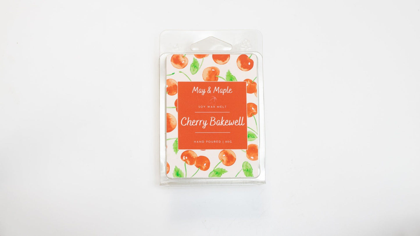 May Maple Cherry Bakewell Clam Shell Soy Wax Melts