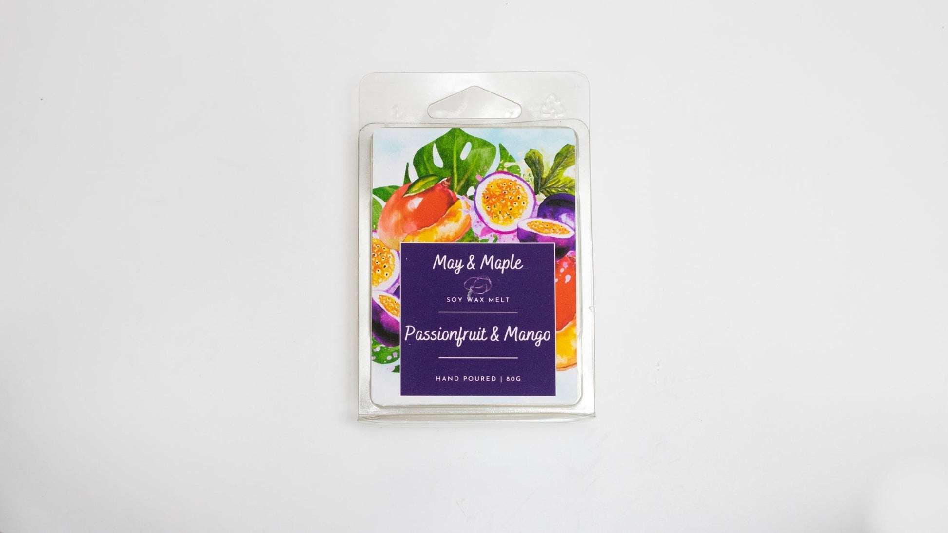 May Maple Passionfruit Mango Clam Shell Soy Wax Melts
